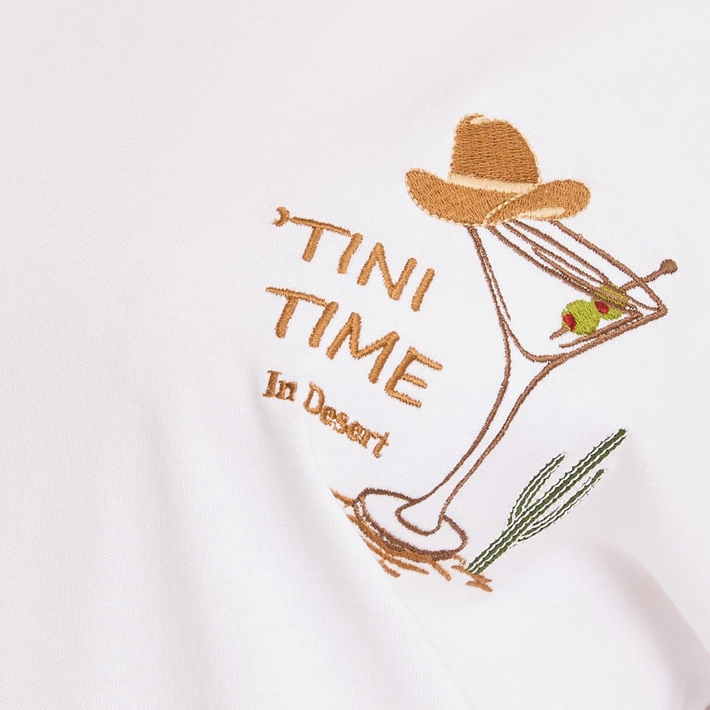'Tini Time Embroidered Tee
