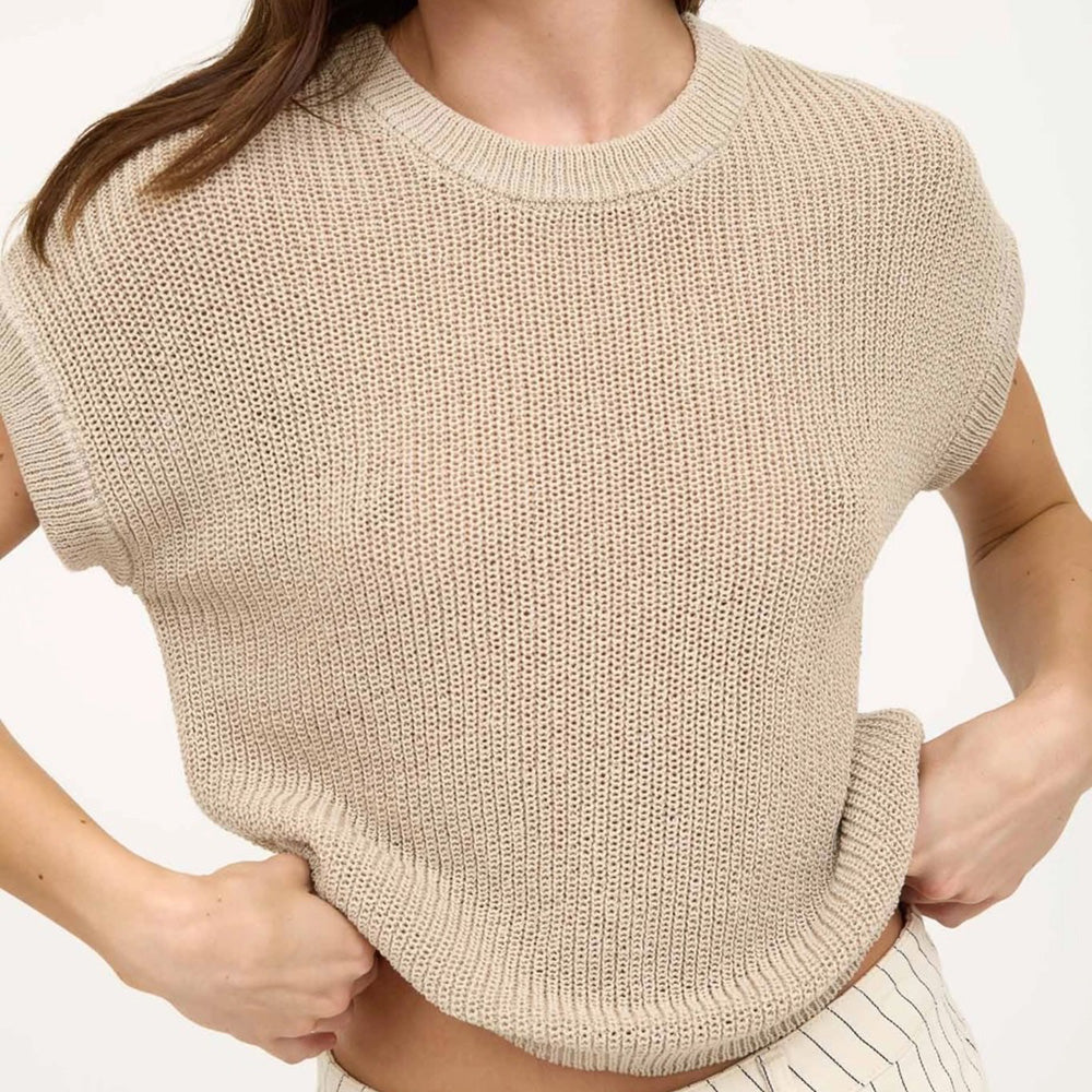 Sheer Knit Sweater Top
