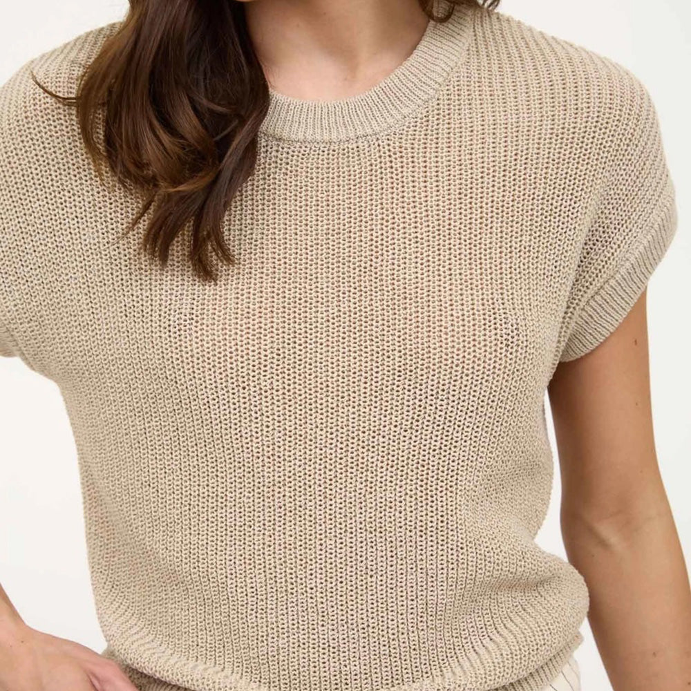 Sheer Knit Sweater Top