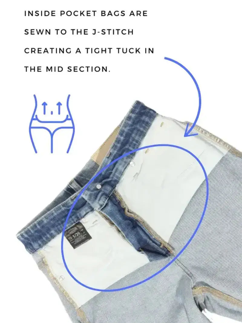 Tummy Control Straight Leg Jeans