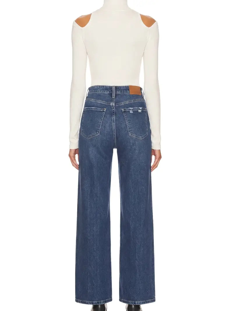 Relaxed Flare Jean, Dark Wash