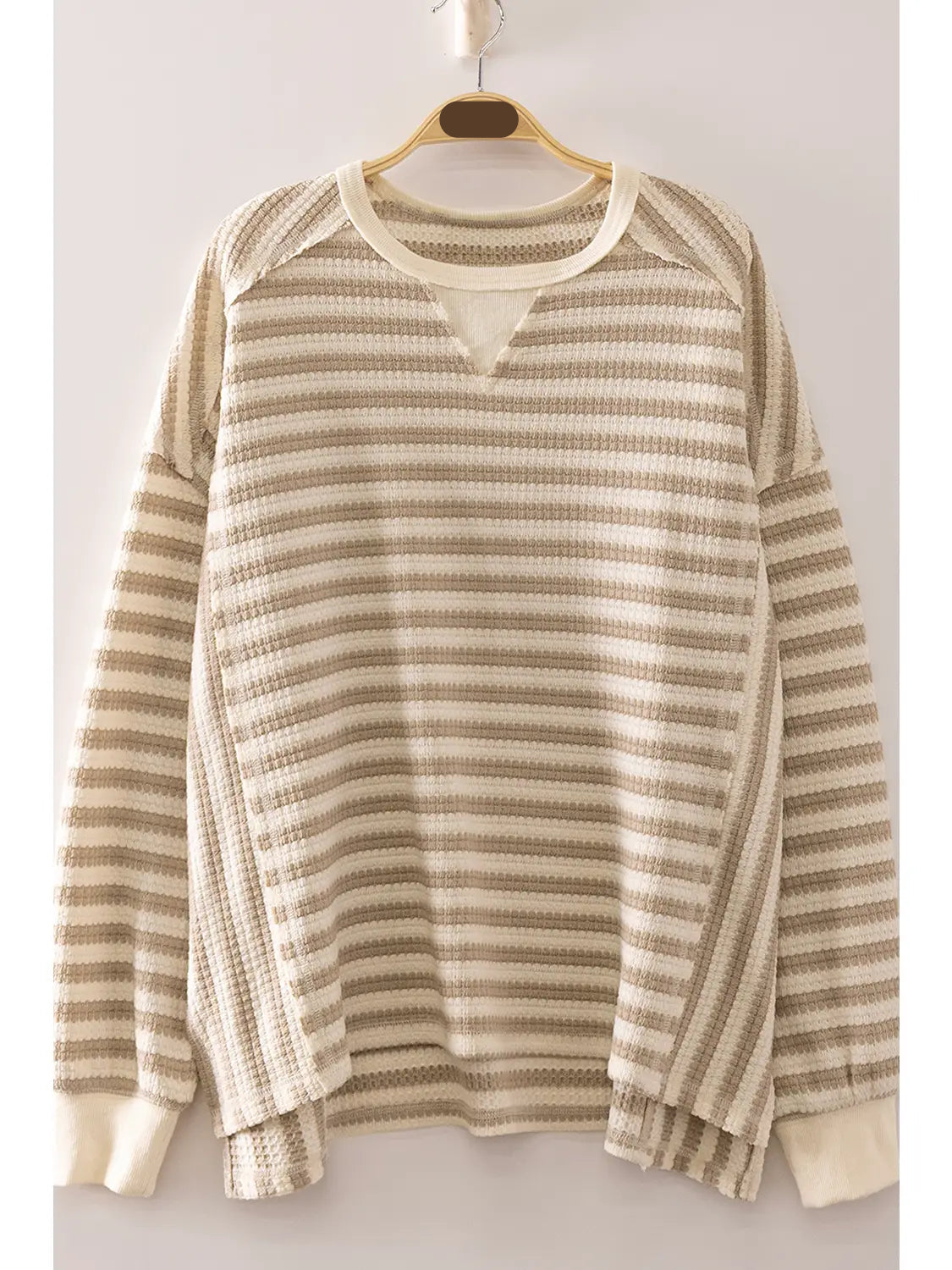 Stripe Waffle Top