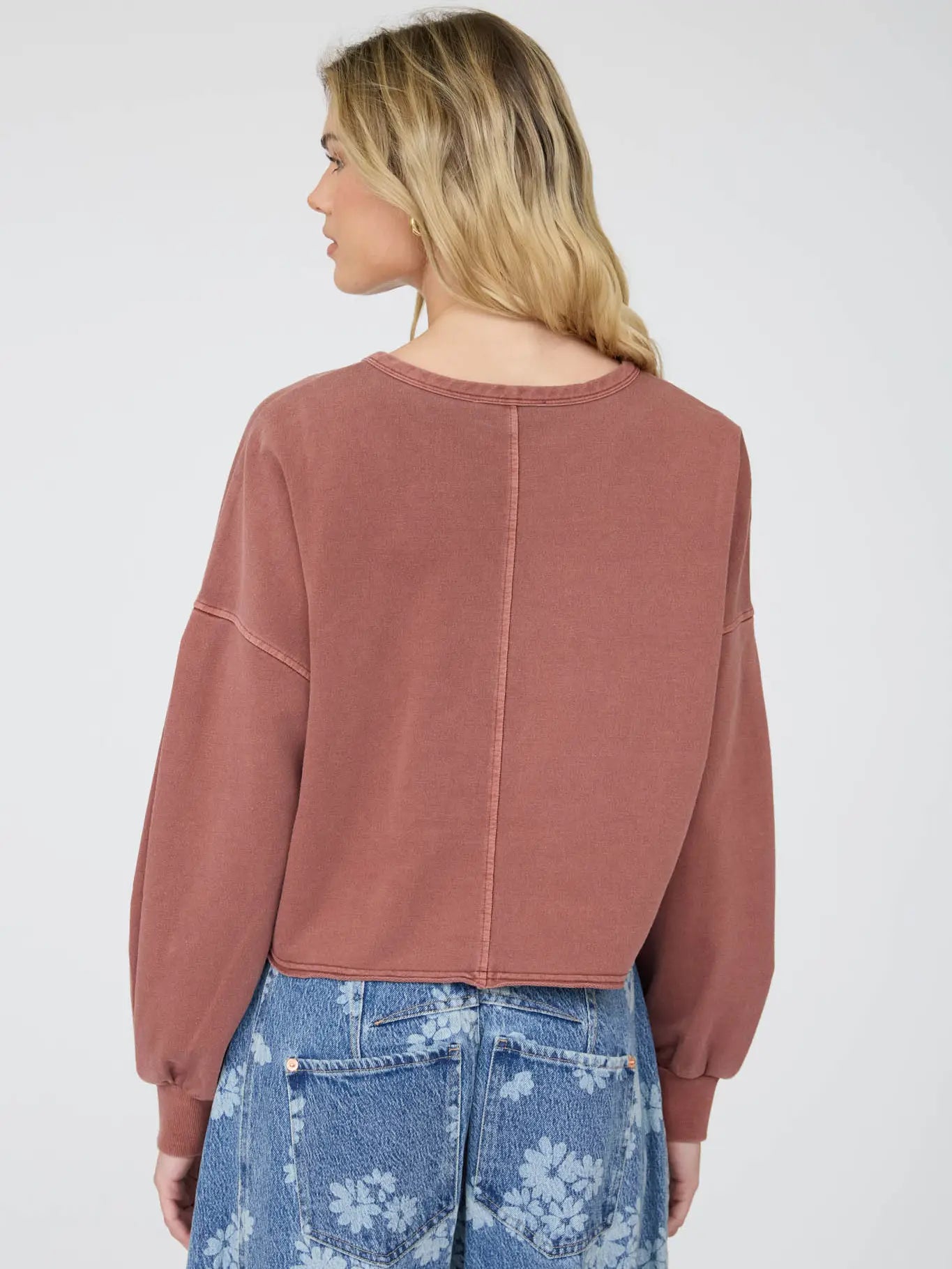 Terracotta Boxy Long Sleeve