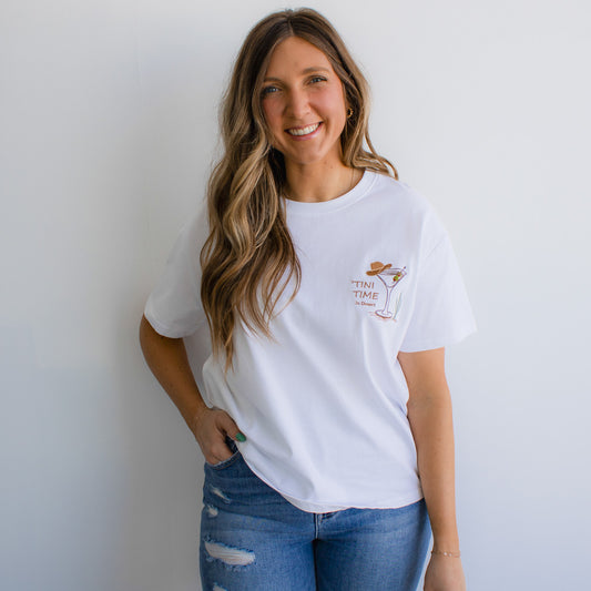 'Tini Time Embroidered Tee