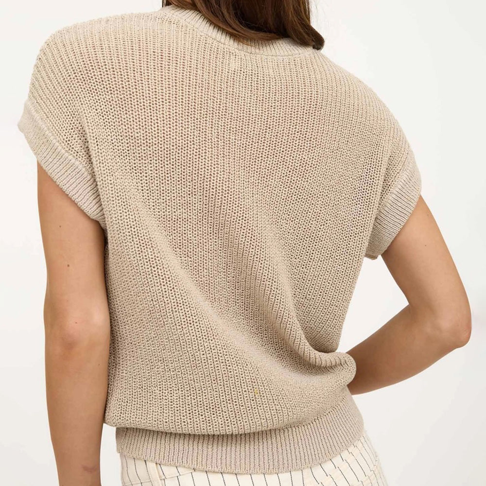 Sheer Knit Sweater Top