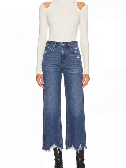 Relaxed Flare Jean, Dark Wash