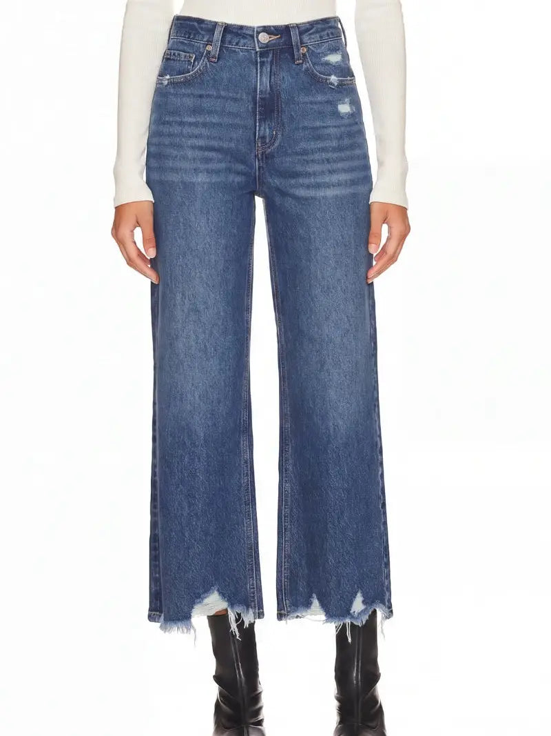 Relaxed Flare Jean, Dark Wash