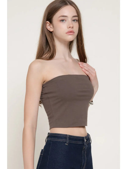 Brown Tube Top